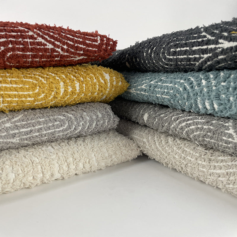 Chenille Jacquard Throw Pillow Sofa Cushion Cover