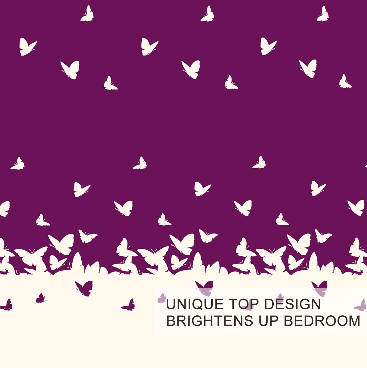 3 Pieces Butterfly Series Comfort Bedding Set Ultra Soft Bedding Suite